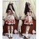 Dream Whale Strawberry Chocolate Blouse Salopette JSK and OP(Pre-Order/Full Payment Without Shipping)